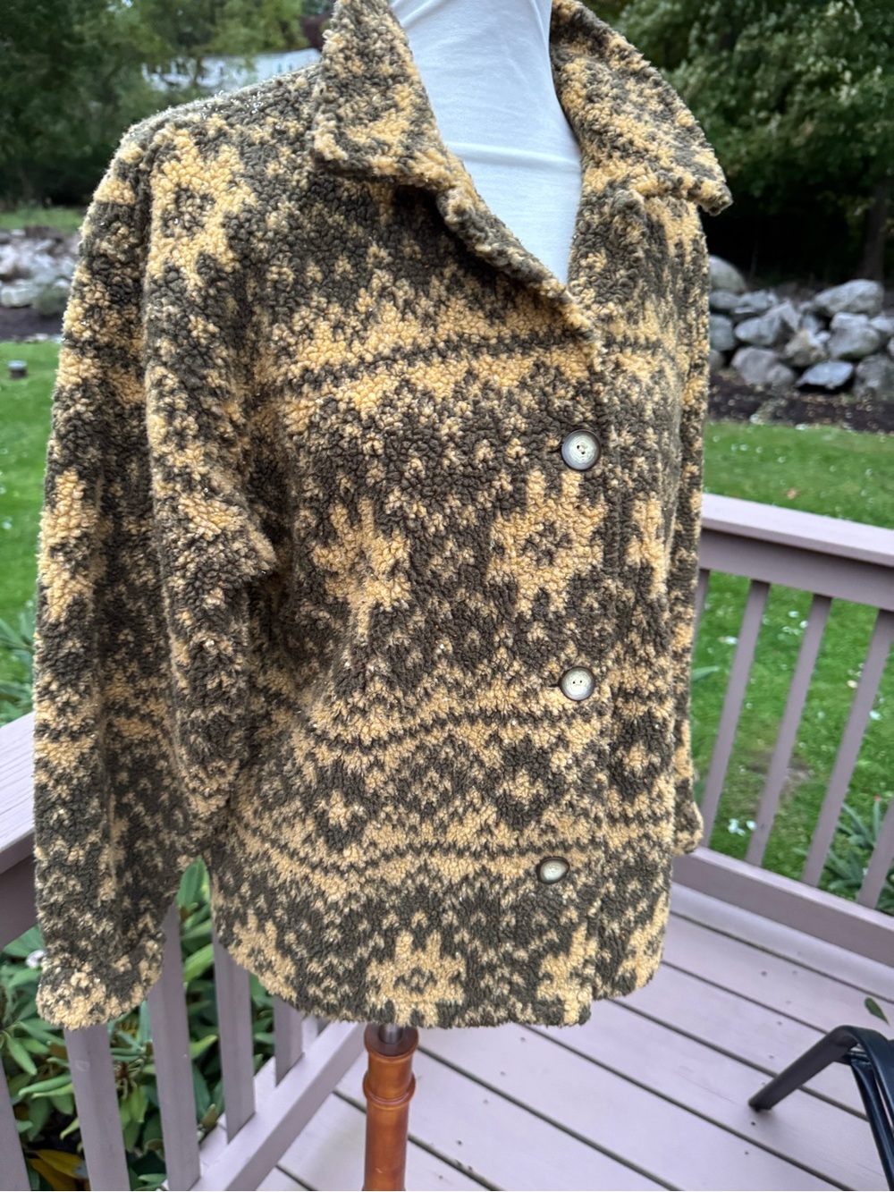 Tasha Polizzi Sherpa fleece Southwestern Sweater Cardigan saddleblanket & co